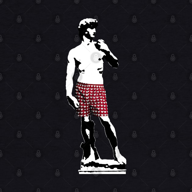 David Michelangelo with Hearts Boxers by awaeryum